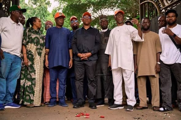 Peter Obi and John Odigie-Oyegun, and other ADC Chieftains