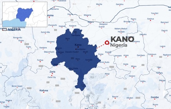 map of kano state