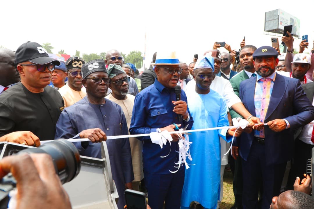 The FCT Minister Barr Nyesom Wike was Special Guest of Honour at the official Handover ceremony of fifty-four construction equipment to the eighteen Local Government Areas of Edo State today, February 23, 2026 by the Edo State governor, Senator Monday Okpebholo.