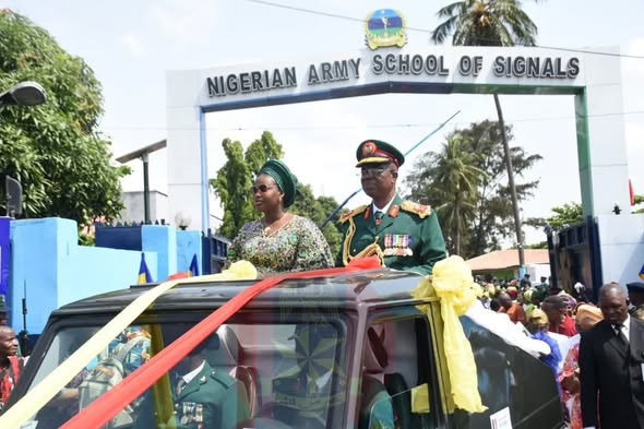 pull out parade for Major Generals KI Yusuf