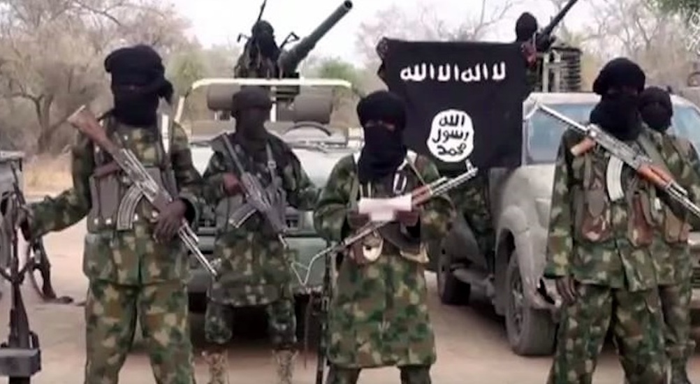 BOKO-HARAM members in a group photograph