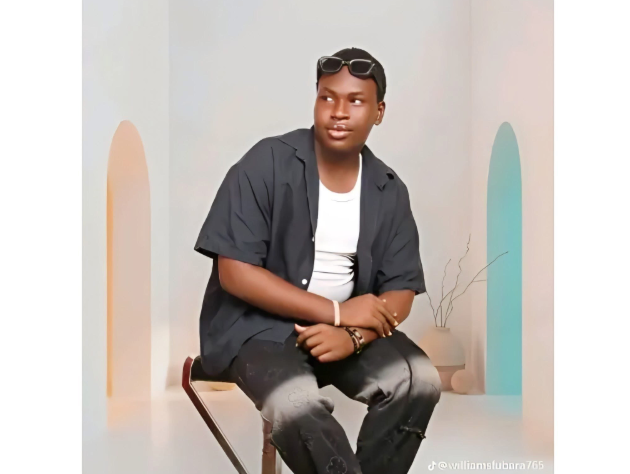 Late Madonna University student, Williams Fubara...Photo Credit: TikTok/ Williams Fubara