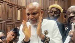 The detained IPOB leader Nnamdi Kanu