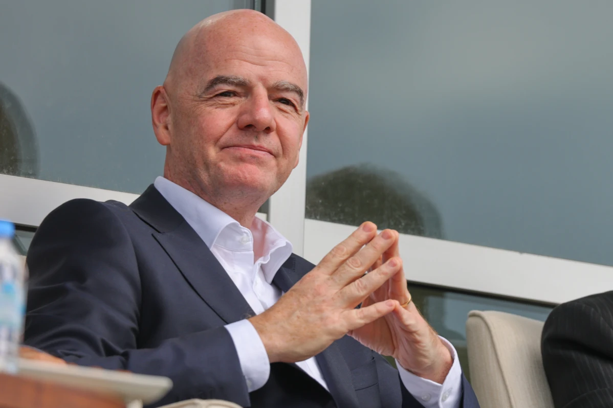 President of football’s world governing body, FIFA, Gianni Infantino