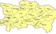 map of Benue state