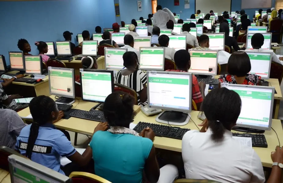 UTME: JAMB candidates in exam hall