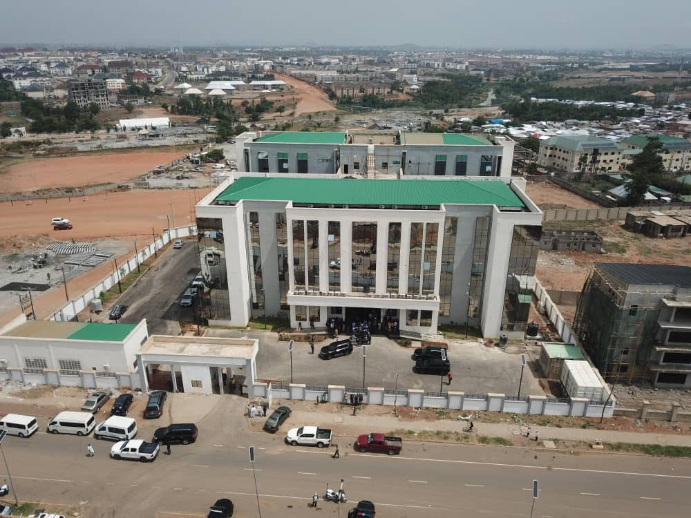 An aerial view of the Abuja division of the Court of Appeal nearing completion on Friday