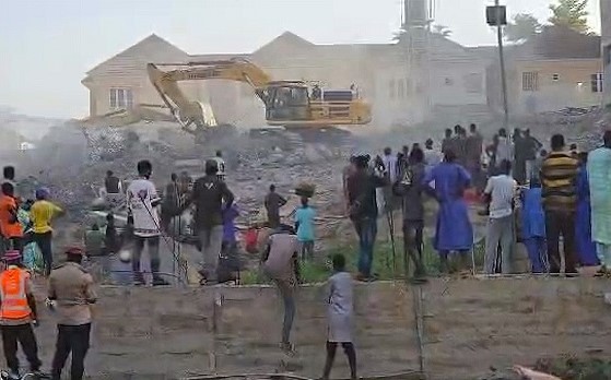 Building collapse in Abuja
