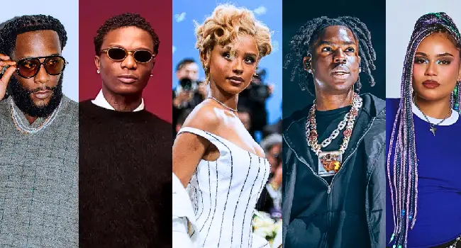 Burna Boy, Wizkid, Tyla, Rema and Moliy were nominees for the AMAs 2026 ‘Best Afrobeats Artist’