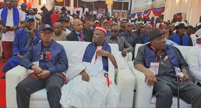 Peter Obi and Rabiu Kwankwaso are among the leading figures in the NDC. Photo: X@