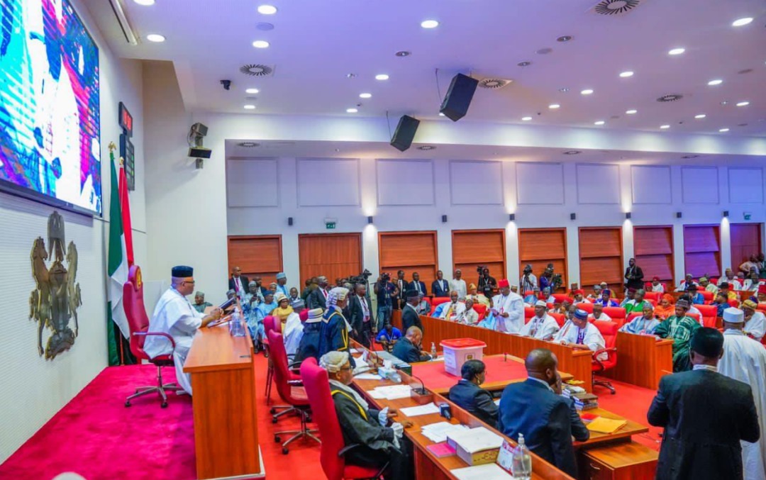 A cross section of the Senate in session. Photo: Nigerian Senate