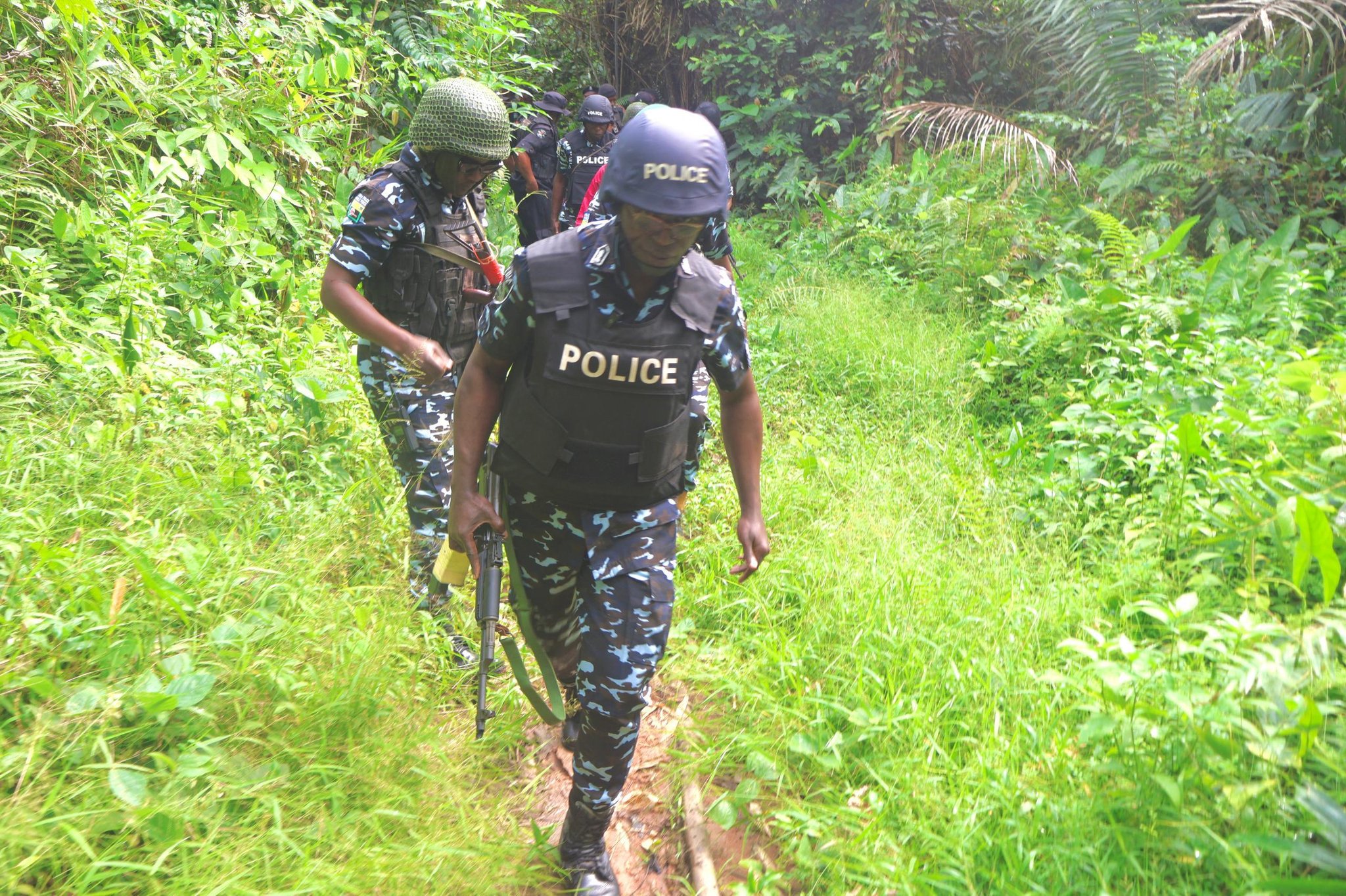 Policemen on duty