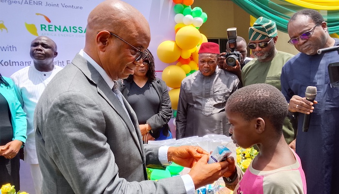The Renaissance Vice President, Relations and Sustainable Development, Igo Welion Thursday at the flag-off ceremony of a 4-Day community-focused eyecare programme organised for residents and Indigenes of B-Dere and surrounding communities in Gokana Local Government Area of Rivers State.