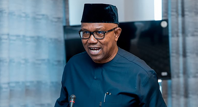 A file photo of Peter Obi
