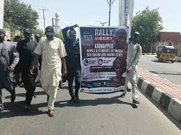 NUT Protests Abduction of 42 Pupils, Teachers in Borno