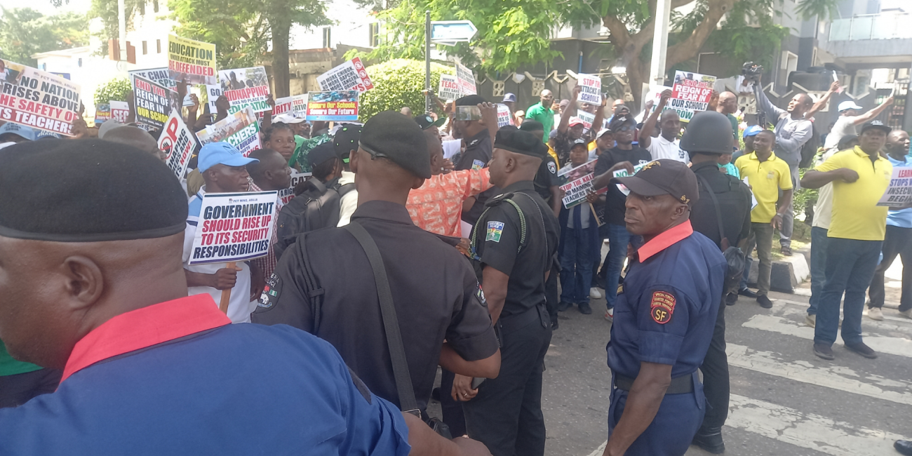 The rally, held in Abuja, brought together members of various educational associations affiliated with the NUT, including the Academic Staff Union and other stakeholders in the education sector.