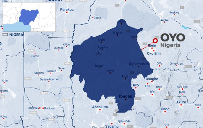 Oyo State is in the South-West region.