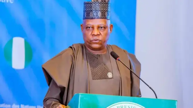 Vice President Kashim Shettima
