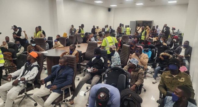 Nigerians evacuated from South Africa arrived on home soil