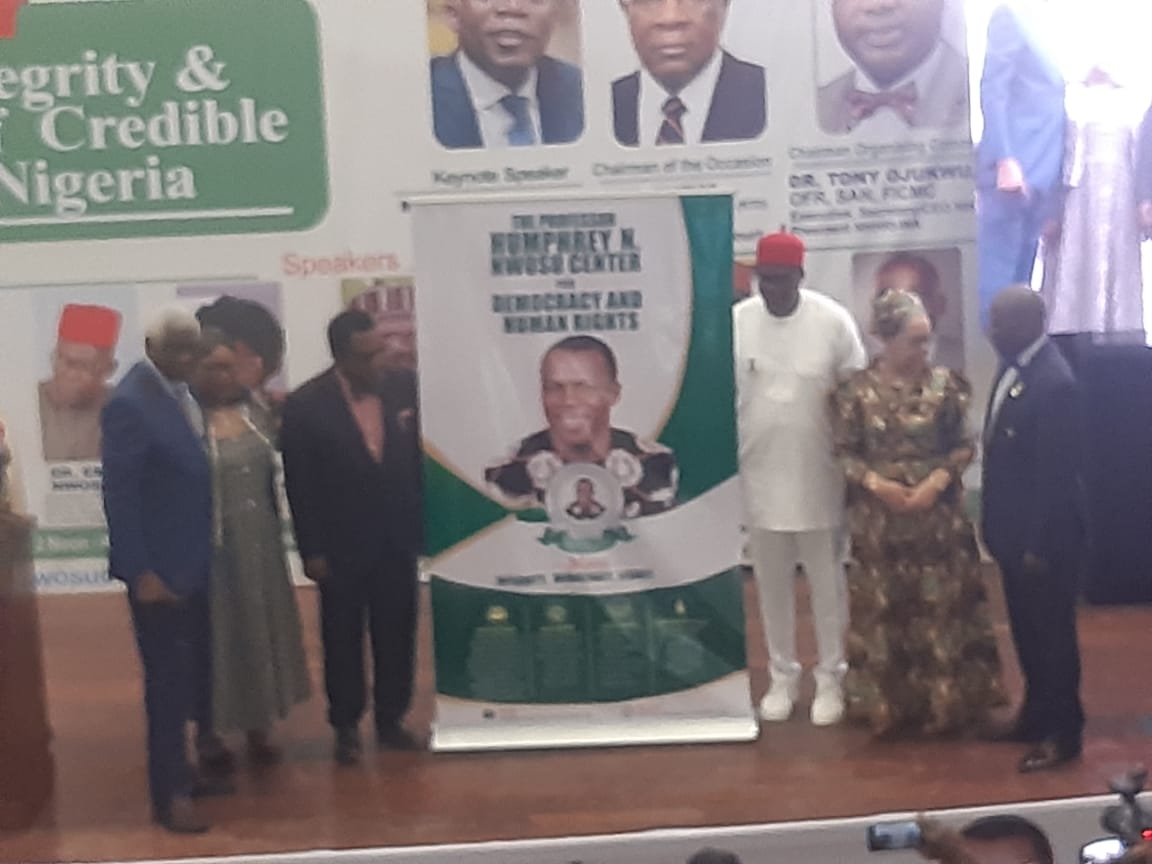 The National Human Rights Commission (NHRC) on Tuesday renewed calls for credible elections, constitutional governance, and the protection of democratic rights as it unveiled the Prof. Humphrey Nwosu Centre for Democracy and Human Rights during the 2026 Annual June 12 Commemoration Lecture in Abuja.