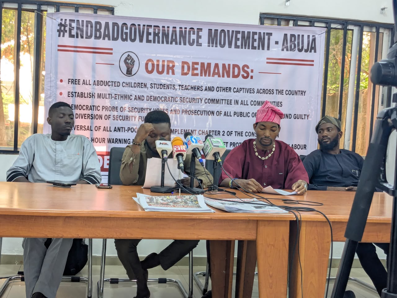 #EndBadGovernance Movement have said that President Bola Tinubu's administration’s economic policies have created conditions that fuel terrorism, banditry, kidnappings and mass abductions across the country.