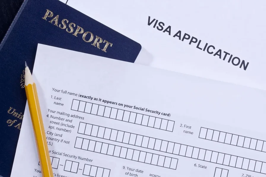 visa processing form