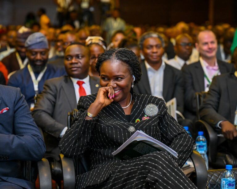 Chief Executive of NUPRC, Oritsemeyiwa Eyesan at the pre-bidding conference in Lagos on Wednesday, Jan 14, 2026