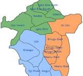 map of Enugu State