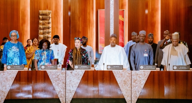 A cross-section of attendees at the National Economic Council (NEC) meeting of August 26, 2027.
