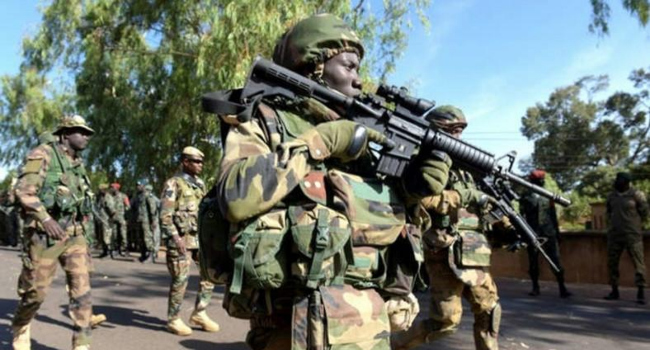 troops of the Nigerian Army.