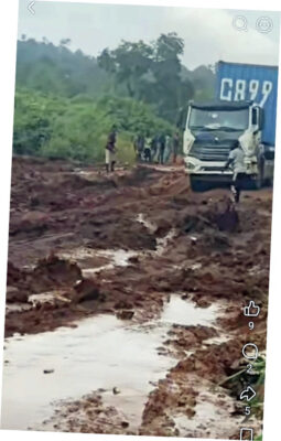 A federal road in Edo