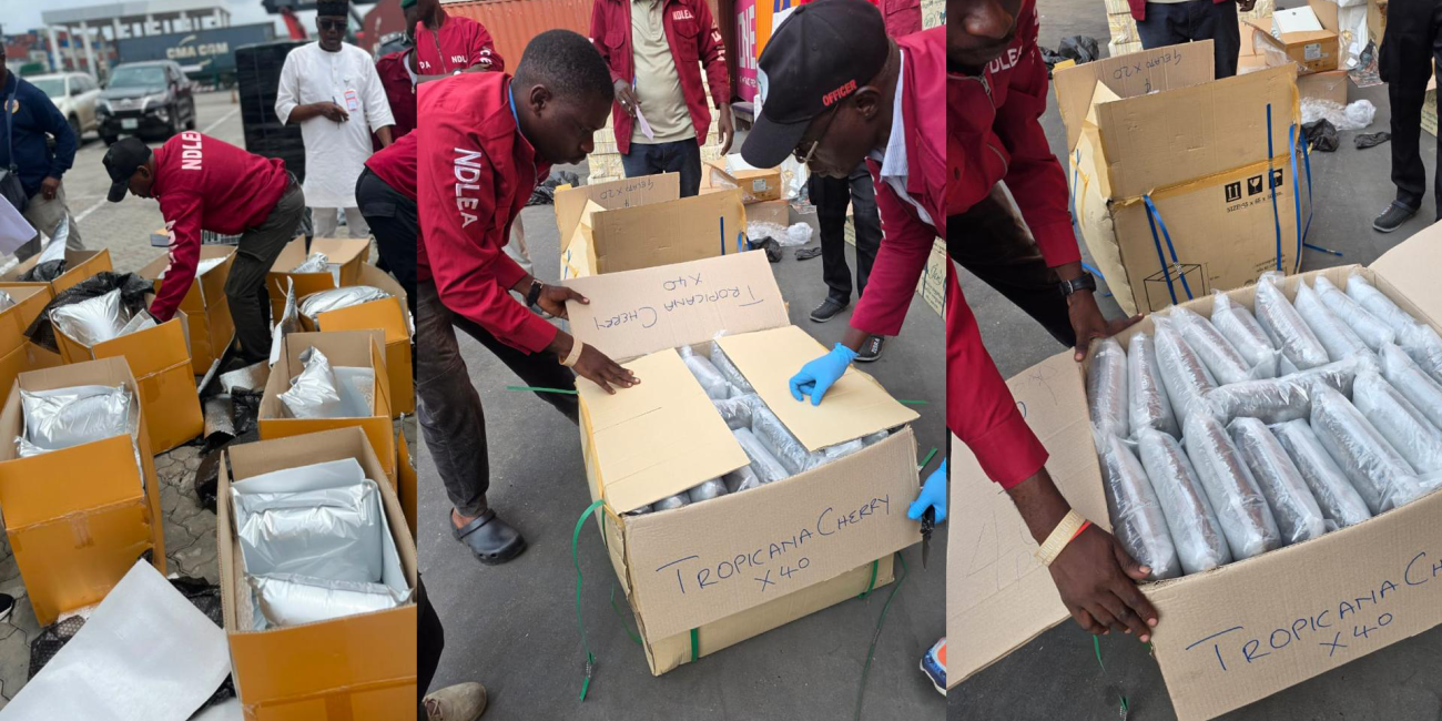 The National Drug Law Enforcement Agency (NDLEA) says it has intercepted consignments of synthetic cannabis worth more than N4.4 billion at the Apapa and Lekki ports in Lagos
