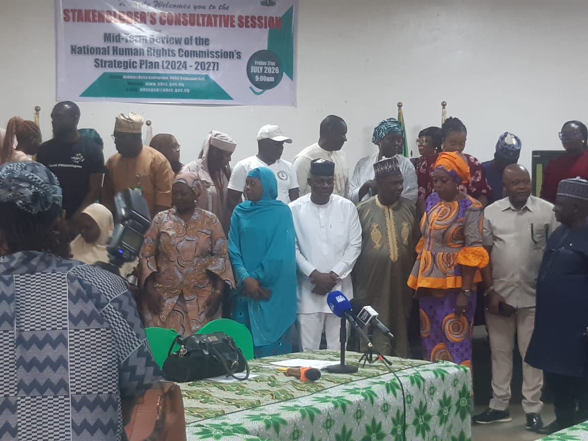 NHRC consultative meeting, held on Friday at the Buhari Bello Auditorium in Abuja